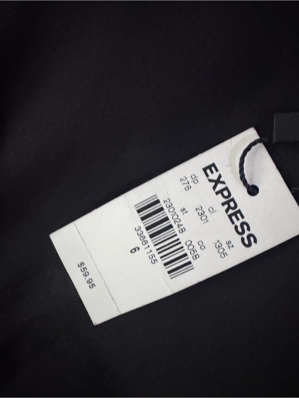 Express Black High-Waist Tailored Shorts - Picture 3 of 3
